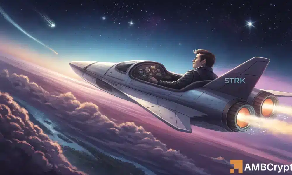 Starknet股价上涨19%——但一个障碍可能阻碍STRK的涨势。